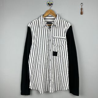 Camisa con botones de Armani Jeans Mangas punto