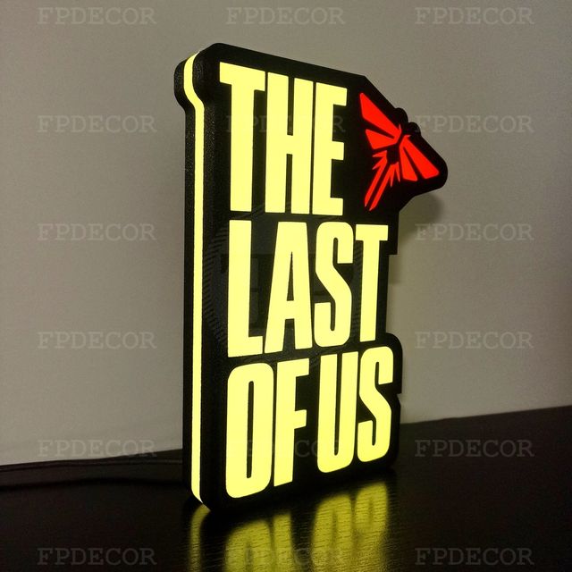 The Last of Us com LED RGB! Candeeiro!