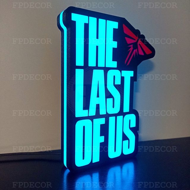 The Last of Us com LED RGB! Candeeiro!