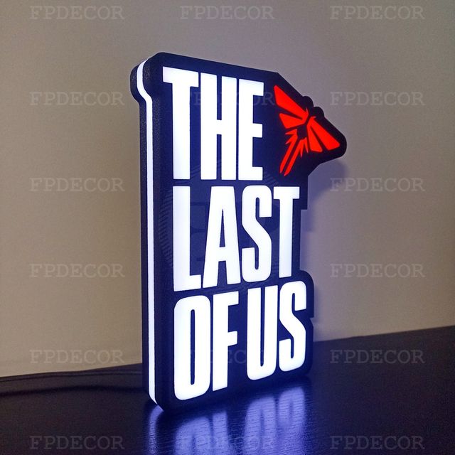 The Last of Us com LED RGB! Candeeiro!