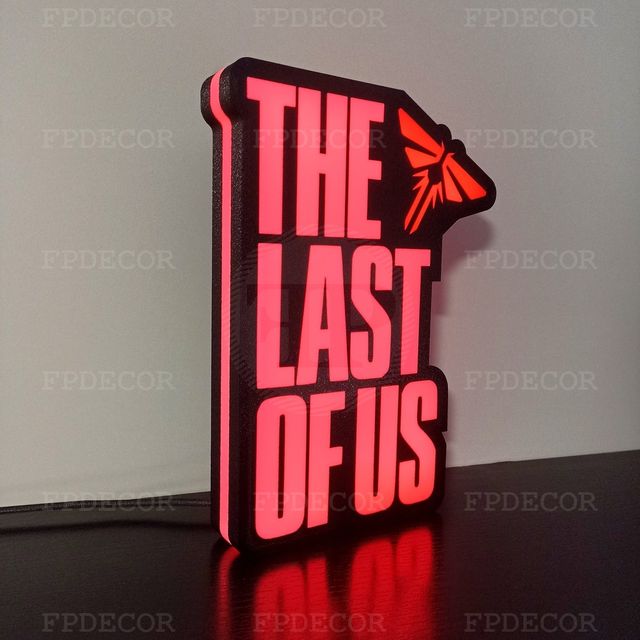 The Last of Us com LED RGB! Candeeiro!
