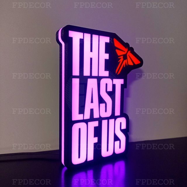 The Last of Us com LED RGB! Candeeiro!