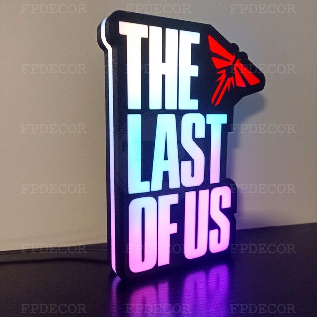 The Last of Us com LED RGB! Candeeiro!