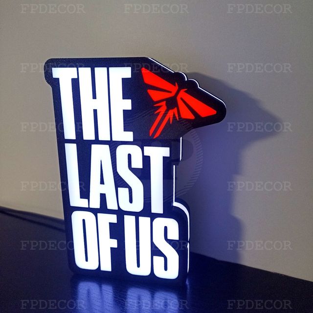 The Last of Us com LED RGB! Candeeiro!
