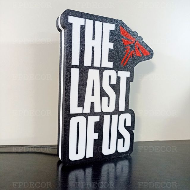 The Last of Us com LED RGB! Candeeiro!