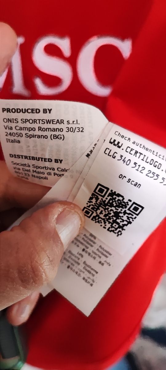 Maglia Ufficiale Gara Ssc Napoli Osimhen