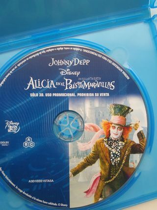 Blu-ray. Solo en 3D Alicia en el País Maravillas.