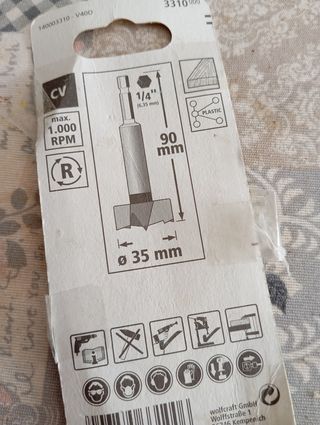 Broca Wolfcraft 35 mm