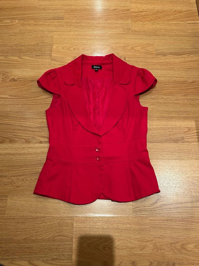 Chaleco rojo de Blanco