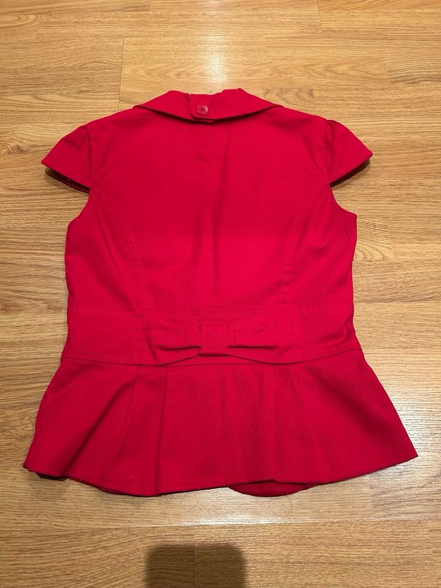 Chaleco rojo de Blanco