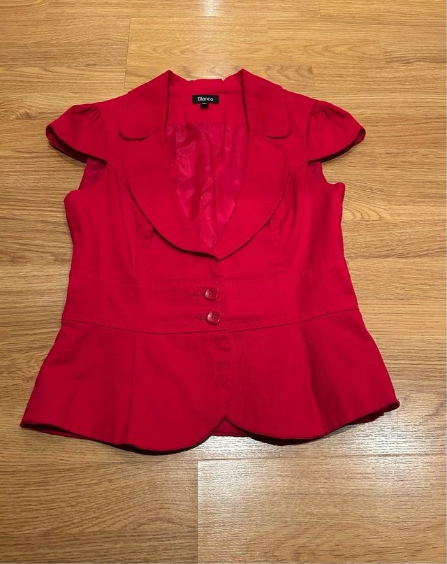 Chaleco rojo de Blanco