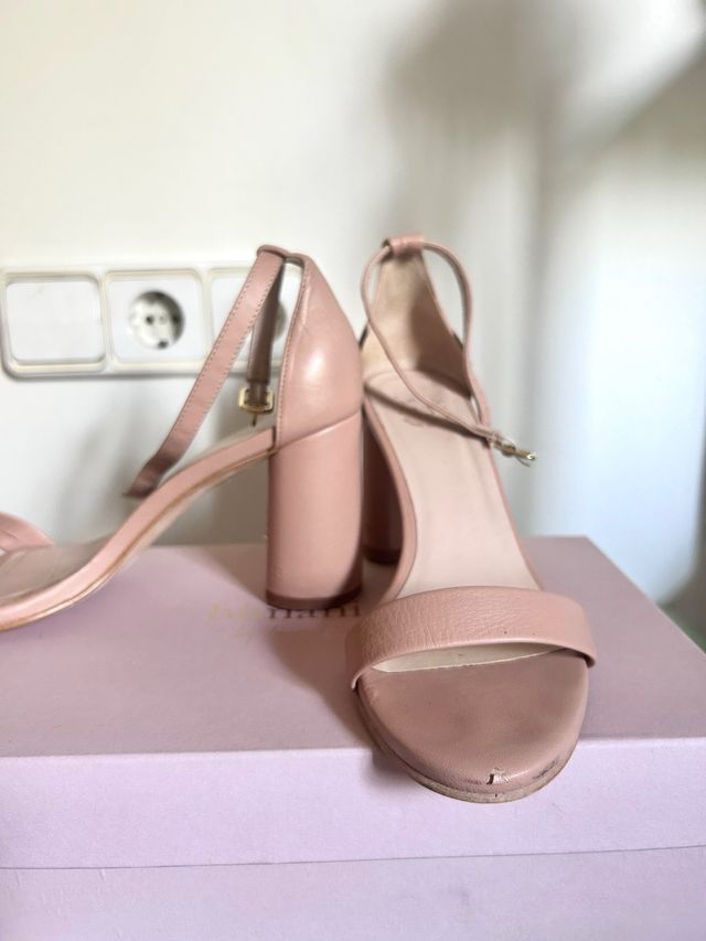 Sandalias tacón BIMANI nude