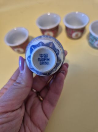 Bicch. Sakè cinesi - Porcellana