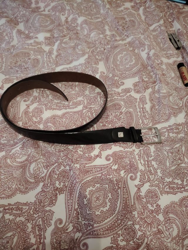 Cinto de vestir hombre piel vintage