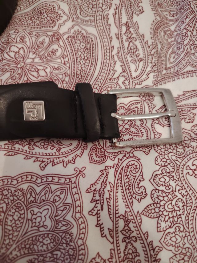 Cinto de vestir hombre piel vintage