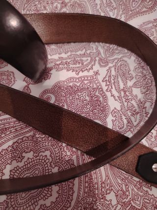 Cinto de vestir hombre piel vintage