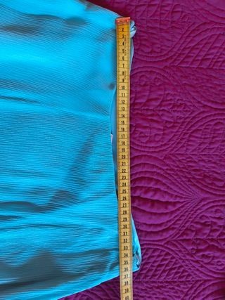 Vestido fiesta turquesa