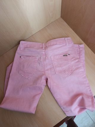 Pantalones rosa mujer talla 4