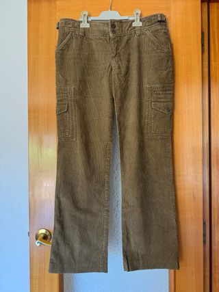 Pantalones pana marrón -talla 42