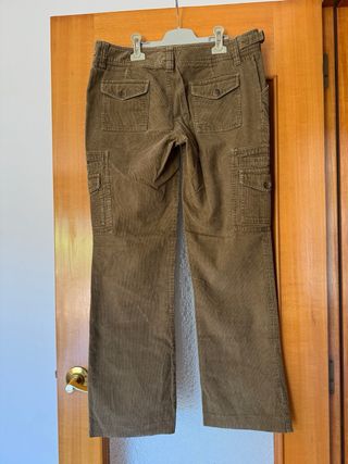 Pantalones pana marrón -talla 42