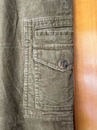 Pantalones pana marrón -talla 42