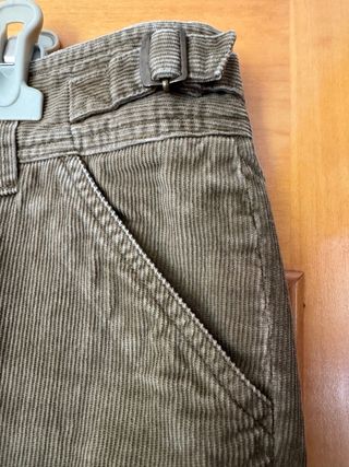 Pantalones pana marrón -talla 42