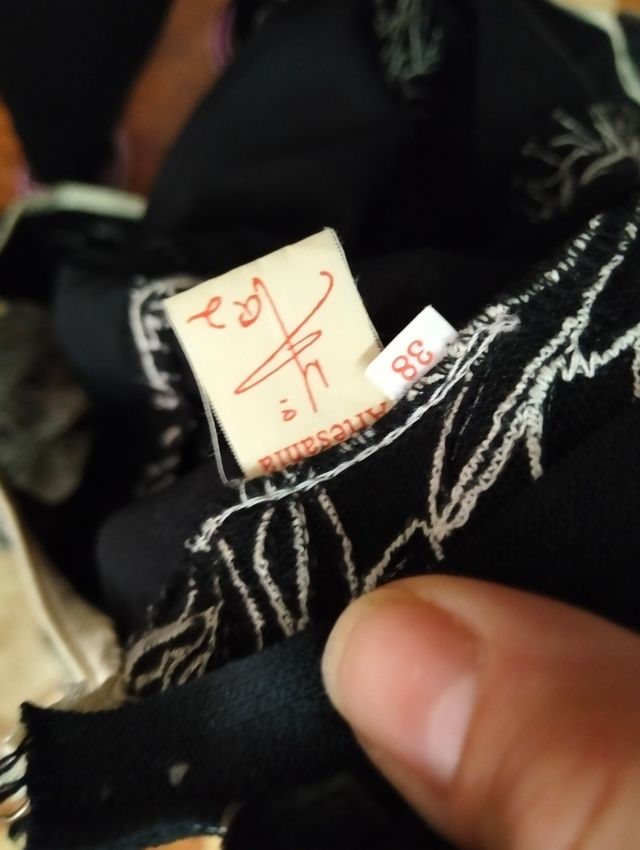 Traje Flamenca Rocío - Negro y Blanco