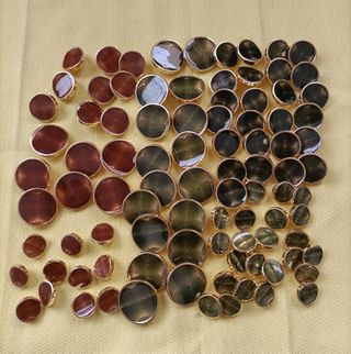 Botones Vintage esmaltado