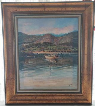 Cuadro al óleo - Paisaje marino