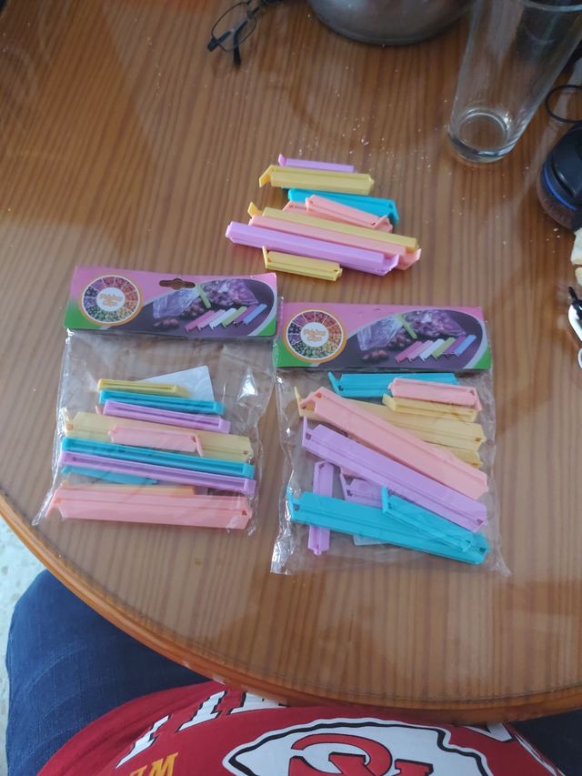 36 Pinzas Bolsas Herméticas