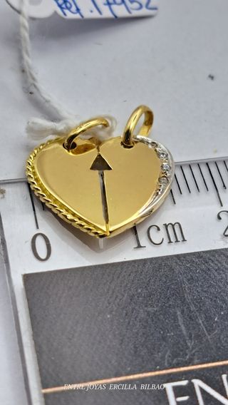 COLGANTE ORO 18K CORAZÓN 