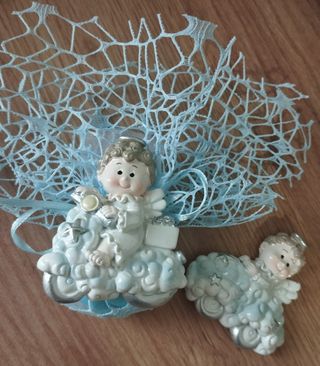 Bomboniere calamita nascita battesimo