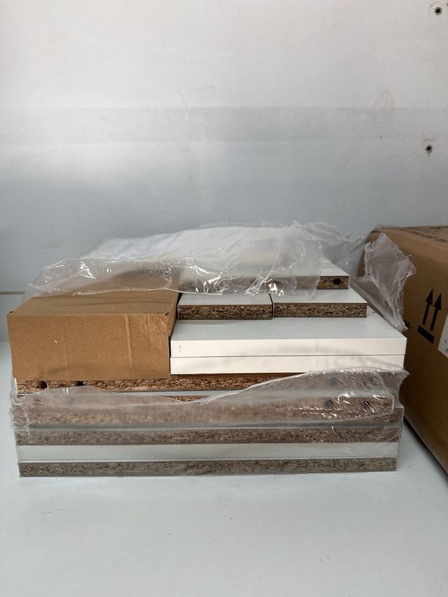 Comodini da parete in 2 pezzi 35x35x20 cm