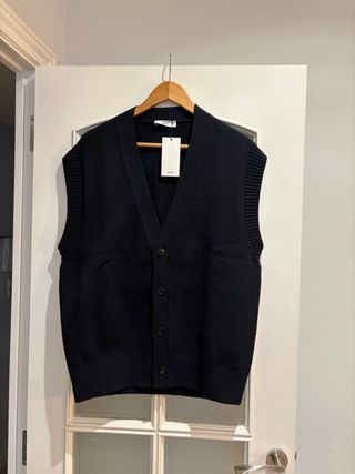 MANGO chaleco hombre punto M sin estrenar