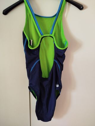 Costume Nabaiji bambina blu verde