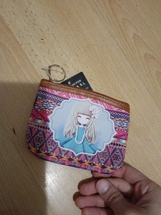 Monedero niña multicolor