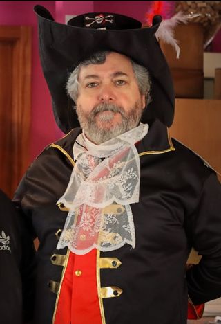 Disfraz capitan pirata talla XL 