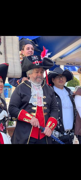 Disfraz capitan pirata talla XL 