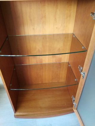 Vitrina madera cristal