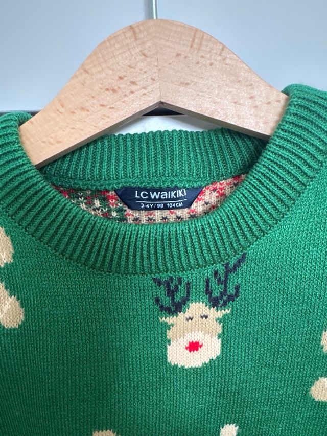 Jersey Navidad niño 3-4 años