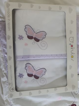 Sabanas de cuna niña Pirulos