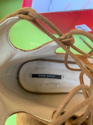 Sandalias cuña zara