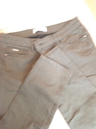 Pantalones mujer verde oliva
