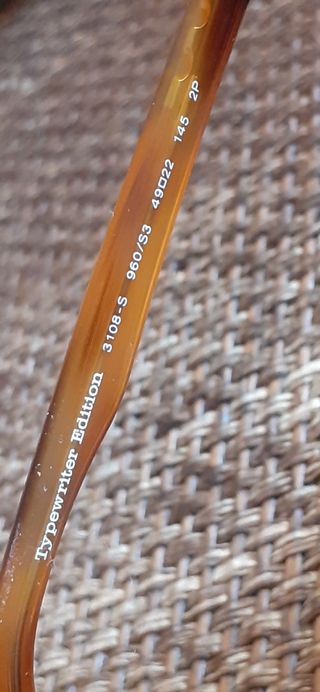 Persol typewriter edition