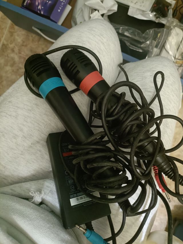 Micrófonos SingStar PS2 Sony