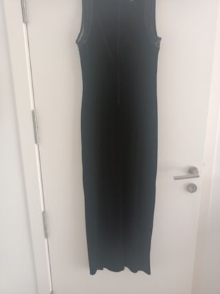 Vestido negro fiesta terciopelo