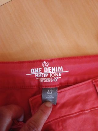 Pantalones Rojos ONE DENIM