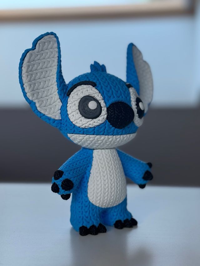 Figura Stich 18cm simulando crochet