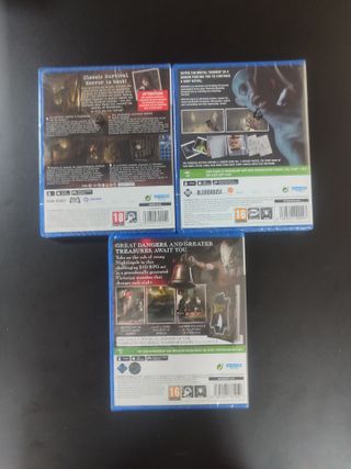Nuevo! Pack Juegos de Terror Ps5