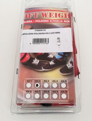 Cavigliera E Polsiera Fisiotech  2 X 1 Kg